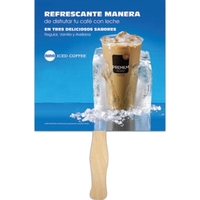 Full color, square shaped hand fan.... from ASI 93520 Ventura Inc