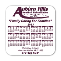 Square shape calendar with rounded corners. Sheet printed on 10 pt.... from...