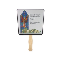 Full color Tapered hand fan... from ASI 93520 Ventura Inc