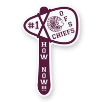 Tomahawk rally sign imprinted on 4mm all weather plastic.... from ASI 93520...