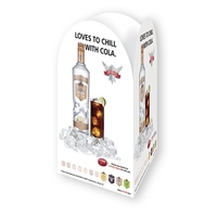 Table top ad tent display, three panel, round top on 12... from ASI 93520...