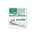 3 1/2" x 4" Calendar Pad Magnet