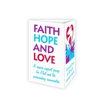 Table top ad tent display, three panel, on 12 point coated... from ASI 93520...