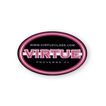 1 3/4"x2 3/4" Oval Lapel Sticker Full Color