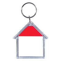 Keytag - House Shape Acrylic Keyring