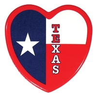 Heart shape celluloid button laminated with clear mylar film.... from ASI...