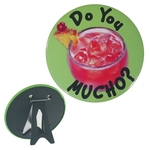 4" Round Button with Easel Back