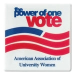 2" Square Button w/Safety Pin