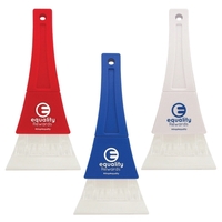 Heavy duty ice scraper with strong, clear blade and solid color... from ASI...