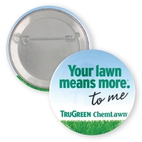 2" Round Button w/ Safety Pin