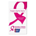 3 1/2"x 2" Rectangle Button w/Safety Pin