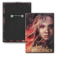 3 1/2"x 2 1/2" Rectangle Button w/safety Pin