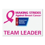 2" x 3" Rectangle Button w/Safety Pin