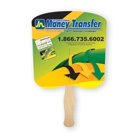 Bread Shape Full Color Hand Fan 2 Sided