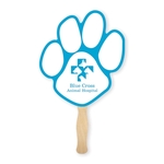 Paw Shape Hand Fan Sandwich Style