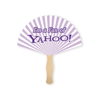 Triangle Shape Hand Fan Sandwich Style