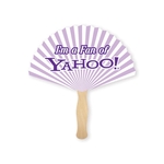 Triangle Shape Hand Fan Sandwich Style