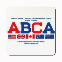 3 1/2" Square Hard Top 1/16 Rubber Lined Coaster