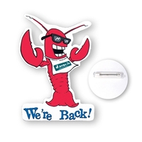 Custom shape chipboard button with a plastic coating, 6-6.9 sq. in.... from...