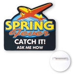 Custom Chipboard Button 10 to10.9 Square Inches