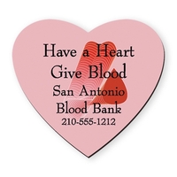 Heart Shape Vinyl Magnet