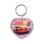 Keytag - Full Color Heart Acrylic Keyring
