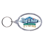 Keytag - Full Color Oval Acrylic Keyring