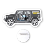 11 - 11.9 Sq In Custom Full Color Poly Button