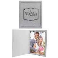 8" x 10" photo frame, made of marble-colored paper and customizable... from...