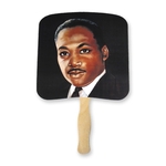 Religious Hand Fan - MLK Jr Full Color