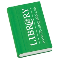 Book Eraser. Colored cover and white pages.... from ASI 42920 Busrel Inc