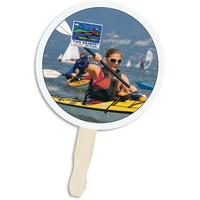 Digital printed hand fan on 16 point board.... from ASI 30270 Aakron Line