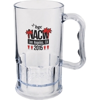 11 oz. Clear Plastic Mug with Finger-Grip Handle. Made in... from ASI 61952...