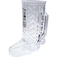 20 oz. Clear Plastic Cowboy Boot Shaped Mug with Handle. ... from ASI 61952...