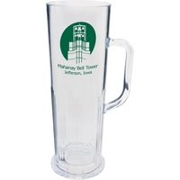 22 oz. Clear Plastic Frankfurt Mug with Handle. Made in... from ASI 61952...