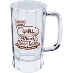 14 oz. Clear Plastic Panel Side Mug w/Handle