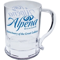 16 oz. Clear Plastic Root Beer Mug with Handle. Made... from ASI 61952 Howw...