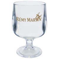 6 oz. Clear Plastic Brandy Snifter