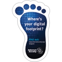 Premium UV Window Micro-Suction Cling Decal (2"x3.125") Foot