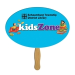Oval / Football Hand Fan