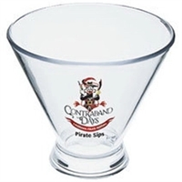 3 oz. Plastic Stemless Martini Sampler