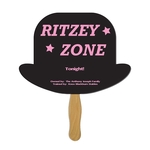 Derby Hat Hand Fan