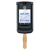 Cell Phone Sandwiched Hand Fan