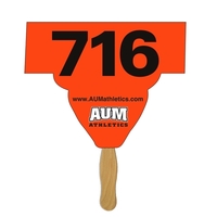 Mascot Auction Hand Fan Full Color