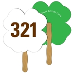 Clover Auction Hand Fan Full Color
