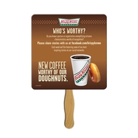 Square Sandwiched Hand Fan