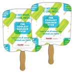 Bread Slice Sandwiched Hand Fan