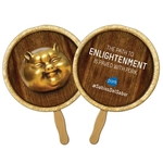 Round Sandwiched Hand Fan