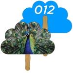 Cloud Auction Hand Fan Full Color