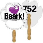 Paw Auction Hand Fan Full Color